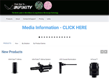Tablet Screenshot of infinity-usa.com